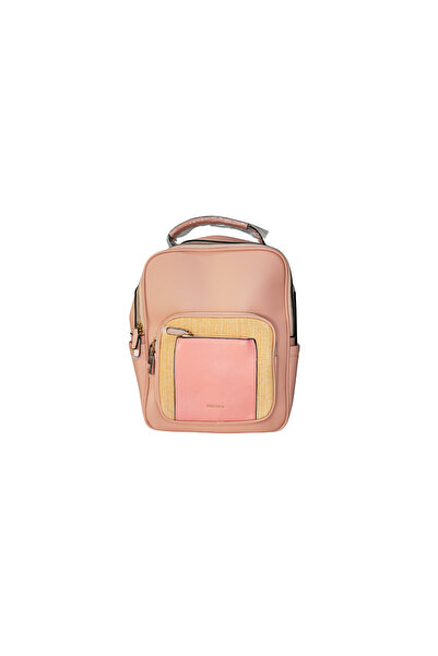 dukidasoturkiye Duki Daso Pink Women's Backpack with Zipper and Pockets, Dail...
