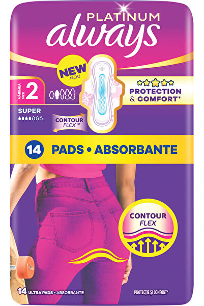 OEM Absorbante super Platinum mărimea 2, 14 buc
