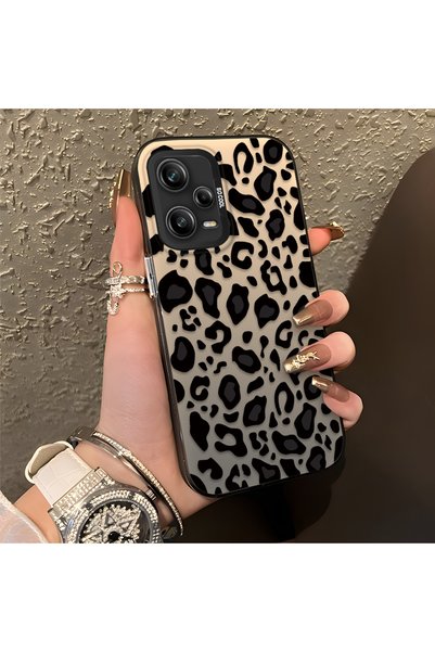 CHICASELUX Redmi Note 12 Pro 5g Compatible High-Quality Black Leopard Phone C...