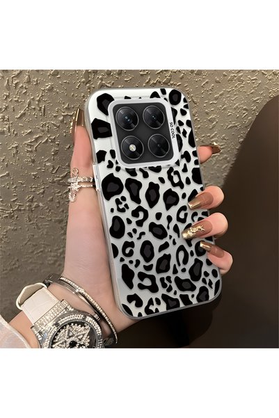 CHICASELUX Poco X7 Compatible High-Quality Black Leopard Phone Case, Shockpro...