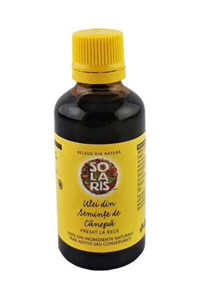 SOLARIS Ulei din Seminte de Canepa Presat la Rece 50ml