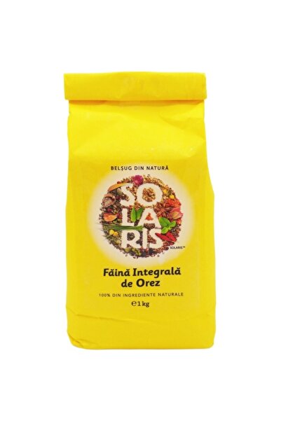 Solaris Plant Faina integrala de Orez brun 100% , macinat lent pe moara tradi...