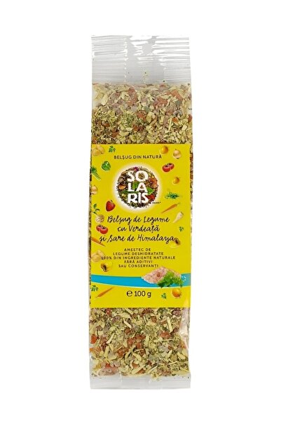 Solaris Plant Belsug amestec legume verdeata deshidratate cu sare Himalaya, f...