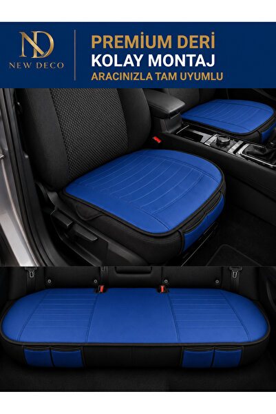NEW DECO Renault Megane Araçlara Uyumlu Premium Deri 3 Parça Oto Koltuk Minde...
