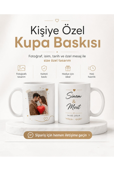 Genel Markalar ZİRVE FOTOĞRAFÇILIK-Kişiye Özel Fotoğraflı Kupa Bardak – İsim,...