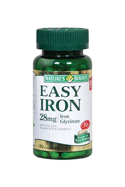 Nature's Bounty Easy Iron 28Mg - 90 Capsules