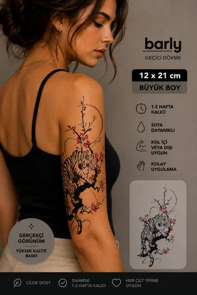 Barly Kaplan Dövme Geçici Tattoo