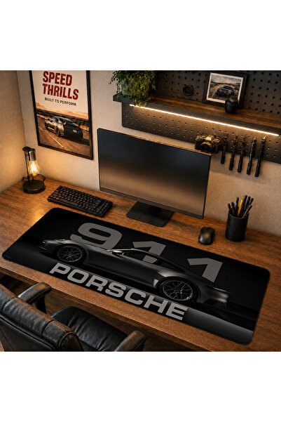 RUGRUMBA CLS1003 40x90cm Gaming Player XL Mousepad cu margini cusute, dimensi...