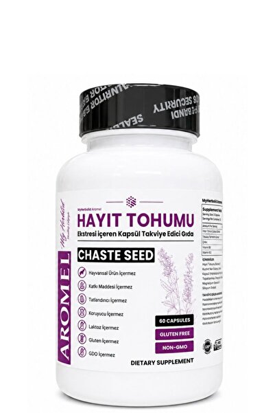 Aromel Hayıt Tohumu Ekstresi içeren Kapsül 60 Adet | Chaste Seed