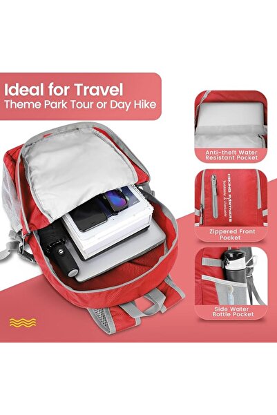 ZOMAKE Lightweight Foldable Backpack - Packable Foldable Rucksack 35L Packabl...