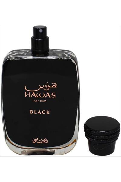 Generic Brand Rasas Hawas Black Eau de Parfum for Men 100ml