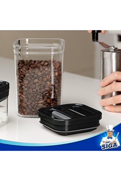 MR.SIGA 4 Pack Airtight Food Storage Container Set for Pantry Organization | ...