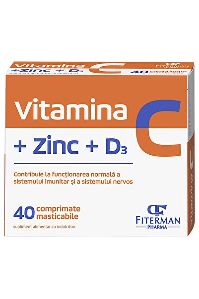 OEM Vitamina C +ZINC+D3, 40 buc
