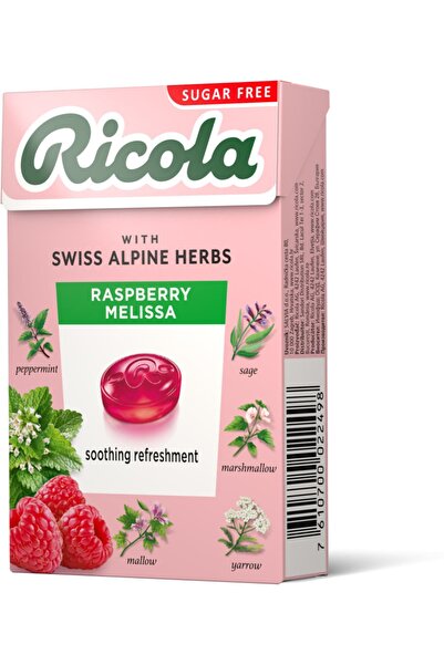 OEM Raspberry and lemon balm candies, 40 g