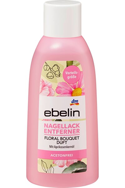 OEM Acetone-free nail polish remover with apricot oil, 200 ml