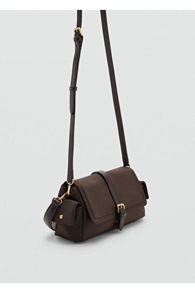 MANGO Woman Buckle pocket shoulder bag
