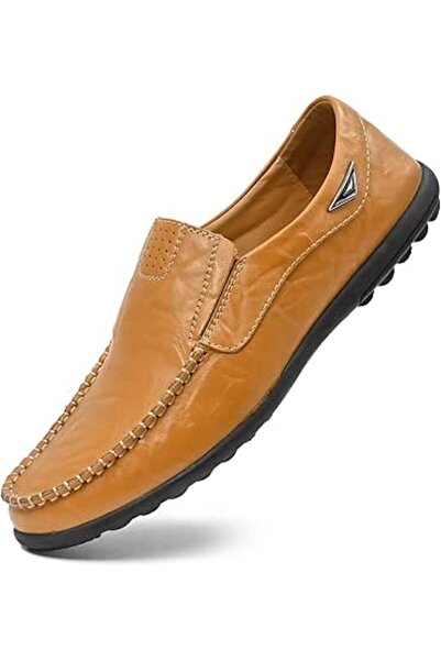 GENERAL Loafer Premium Genuine Leather Men's Casual Shoes Slip On Mens Drivin...