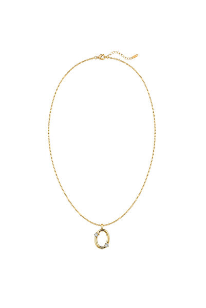 Charmist Çelik Üzeri Altın Kaplama Signature Collection Harf Kolye
