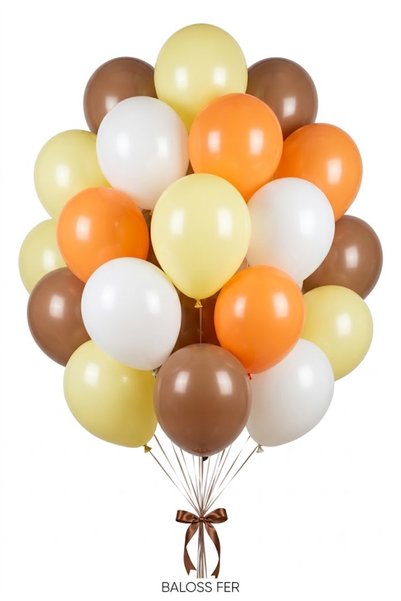 baloss fer Daylight Dream Concept 20-Piece Macaron Yellow Pastel Orange White...