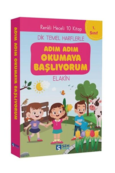 Şen Yayınları مجموعة كتب القراءة الأولية التي أبدأ فيها خطوة بخطوة (10 كتب)
