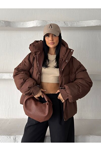 DENİKK TREND JACHETĂ PUFFER ELASTICĂ CU GLUGĂ