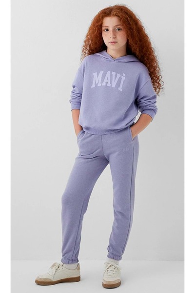 Mavi M7010041 Printed Girls' Sweatpants Purple