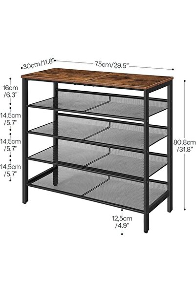 Chulovs 2-Flip-Drawer Shoe Storage Cabinet – Freestanding Narrow Shoe Organiz...