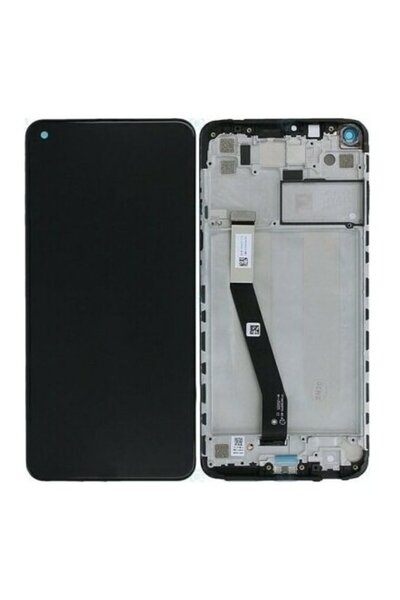 Xiaomi Γνήσια Οθόνη Και Μηχανισμός Αφής Με Πλαίσιο Μαύρο Redmi Note 9 (Servic...
