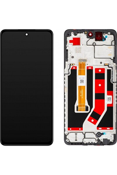 OPPO Γνήσια Οθόνη Με Πλαίσιο Μαύρο για A98 CPH2529 (Service Pack) 621029000029