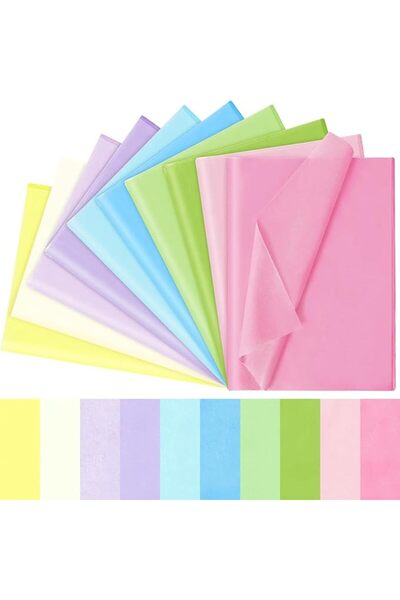 GENERAL 100 Sheets Pastel Tissue Paper for Gift Bags, 20 x 14 Inch Gift Wrapp...