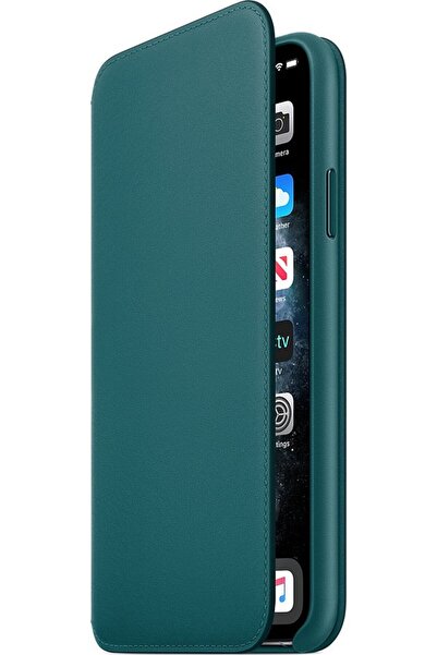 Apple Γνήσια Θήκη Leather Folio Peacock iPhone 11 Pro Max MY1Q2ZM/A