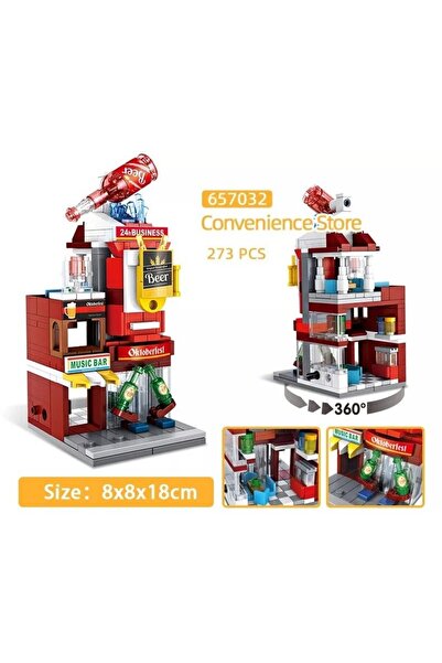 PANLOS Τουβλάκια Κατασκευών 657032 Street View Stores Shop για 6+ Ετών 273τμχ