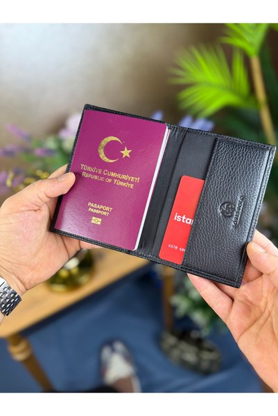 LORİS POLO "Genuine Leather Passport Cover", "Passport Wallet", "Travel Wallet" Zeyna