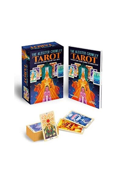 Generic (Unbranded) Cartea și pachetul de cărți de Tarot Aleister Crowley