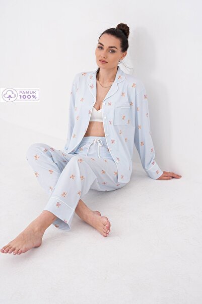 LULUS FRİENDS Shirt Collar Long Sleeve Front Heart Button Pocket Detailed Min...
