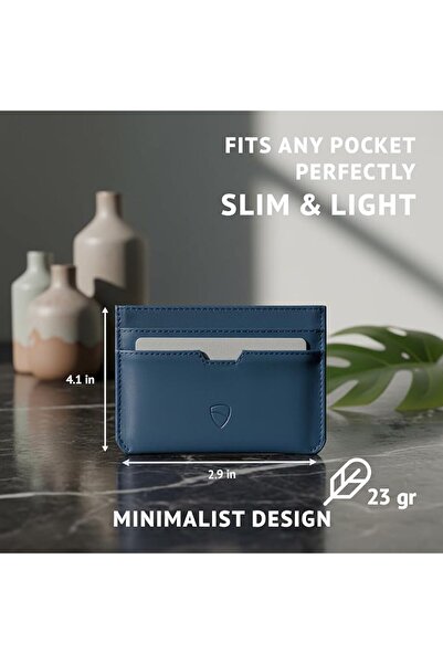 Vaultskin محفظة MOORGATE نحيفة من الجلد الطبيعي، مزودة بتقنية حماية RFID |   ...