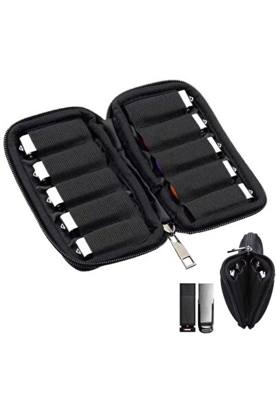 STARSTAR USB Flash Drive Memory Card Organizer Bag Enclosure Storage Bag 10 C...