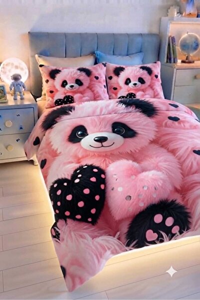 Elmas Dizayn 160X240 cm Young Girls Bedding Set Organic Cotton Satin Quenn Pr...