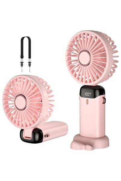 Morvena Picks Mini ventilator portabil USB reîncărcabil - 5 viteze ale vântul...