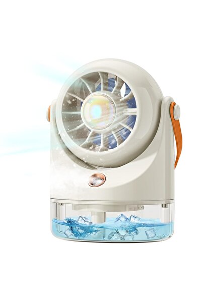 Morvena Picks Mini ventilator de masă, aparat de aer condiționat USB ultra-si...