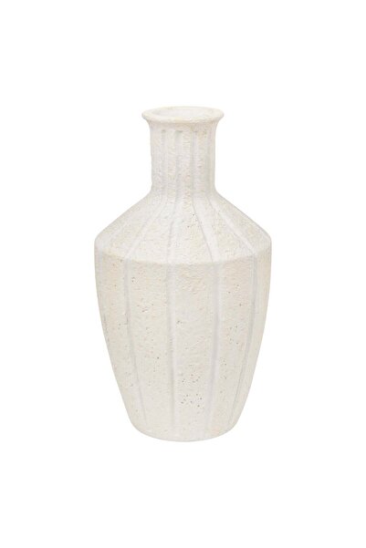 Atmosphera Vază antică "Nolwi" - Ceramică, Albă, H.48 cm