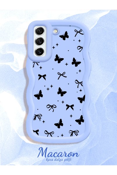 CHICASELUX Samsung Galaxy S21 Fe Compatible Thin Butterfly Bow Printed Soft S...