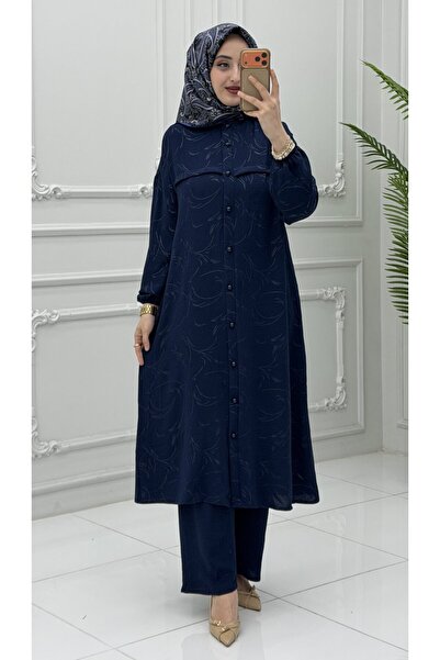 Generic Brand Aliye Suit Navy Blue