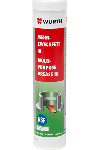 Würth Wurth III 400 G-NSF Γράσο Γενικής Χρήσης Υψηλής Θερμοκρασίας 400 γρ.