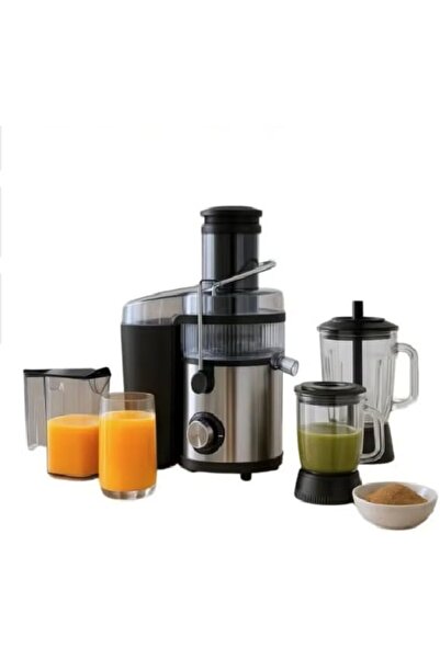 Generic Juicer & Blender DX3217, Multi-function with 3 Glass Jars | Ice Crush...
