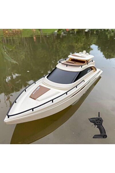Genel Markalar Kumandalı Tekne RC, Çift Motor 2.4G, 20 Km Hız Yapabilen, Full...