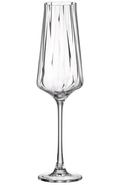 Cristal Bohemia Set 6 Pahare de Sampanie Bohemia Cettia Optic 270