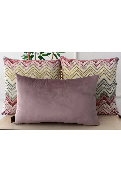Elanora Home Decorative cushion covers, high-quality woven fabric, set of 3