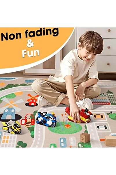 GENERAL Soft Kids Rug Carpet Play Mat for Baby Boys Girls, Anti Slip Floor Ca...