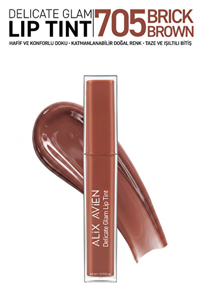 Alix Avien Kalıcı & Suya Dayanıklı Dudak Parlatıcı Tint - Delicate Glam Lip T...